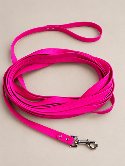 La Liberté 10 Essentiel — Longe HEXA 10 m unicolore personnalisée pour chien