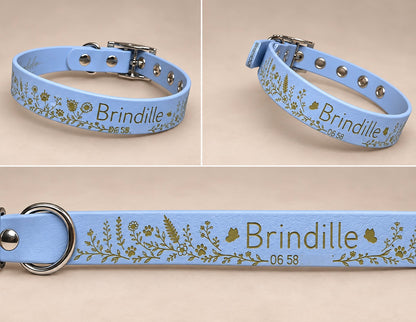 L’Essentiel — Collier Biothane® unicolore personnalisé pour chien