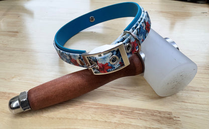 Collier pour chien sur mesure et personnalisable en BIOTHANE Bicolore | Édition spéciale |