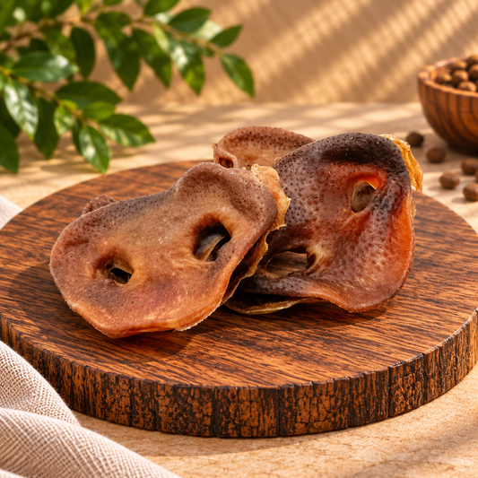 Groin de porc séché pour chien