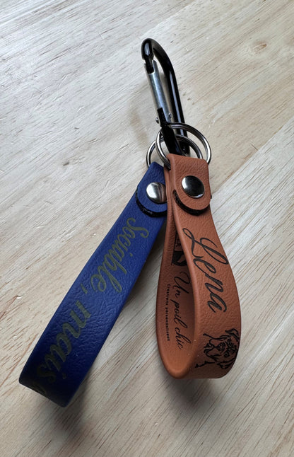 Porte-clé en Biothane personnalisé – Simple ou Double